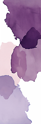 JPG 백그라운드 일러스트 붓터치 수채화 사람없음 보라색 물감 번짐 겹침 국내일러스트 AI일러스트 AI콘텐츠 컬러 미술도구 파일형식 효과