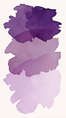 JPG 백그라운드 일러스트 붓터치 수채화 사람없음 보라색 물감 번짐 겹침 국내일러스트 AI일러스트 AI콘텐츠 컬러 미술도구 파일형식 효과