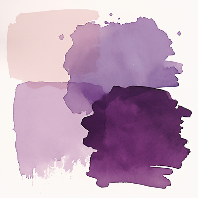 JPG 백그라운드 일러스트 붓터치 수채화 사람없음 보라색 물감 번짐 겹침 국내일러스트 AI일러스트 AI콘텐츠 컬러 미술도구 파일형식 효과