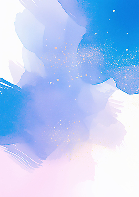 JPG 분홍색 백그라운드 일러스트 붓터치 수채화 사람없음 파란색 번짐 국내일러스트 AI일러스트 AI콘텐츠 컬러 파일형식 효과