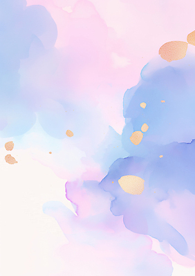 JPG 분홍색 백그라운드 일러스트 붓터치 수채화 사람없음 파란색 번짐 국내일러스트 AI일러스트 AI콘텐츠 컬러 파일형식 효과