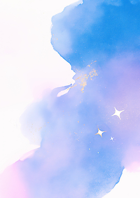 JPG 분홍색 백그라운드 일러스트 붓터치 수채화 사람없음 파란색 번짐 국내일러스트 AI일러스트 AI콘텐츠 컬러 파일형식 효과