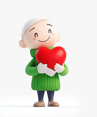 전신 PSD 편집이미지 할아버지 노년 남자 안기 3D캐릭터 한명 서기 미소 3D 하트 노인남자한명만 편집3D 모양 캐릭터 1 모션 표정 사람 성인 디지털합성 남자한명만 노인남자만 파일형식