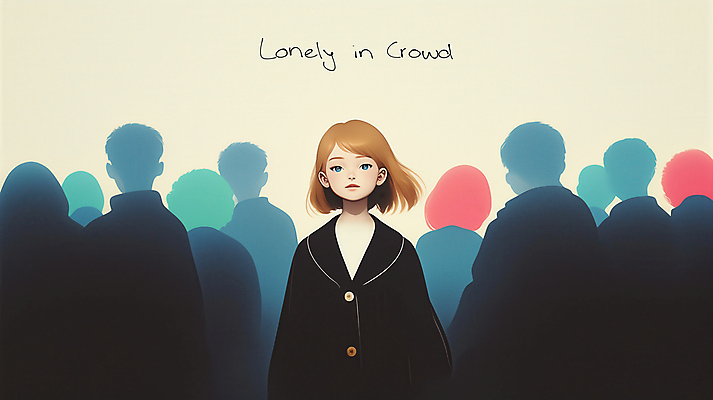 JPG 응시 여자 남자 일러스트 그림자 여러명 성인 빛 코트 고독 군중 베이지색 성인만 국내일러스트 AI일러스트 AI콘텐츠 시선 감정 컬러 다수 사람 외투 파일형식