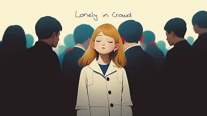 JPG 응시 여자 남자 일러스트 그림자 여러명 성인 빛 귀걸이 코트 고독 군중 베이지색 성인만 국내일러스트 AI일러스트 AI콘텐츠 시선 감정 컬러 다수 장신구 사람 외투 파일형식