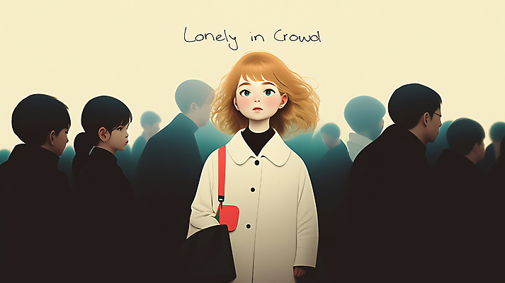 JPG 응시 여자 남자 가방 일러스트 그림자 여러명 성인 빛 코트 고독 군중 베이지색 성인만 국내일러스트 AI일러스트 AI콘텐츠 시선 잡화 감정 컬러 다수 사람 외투 파일형식