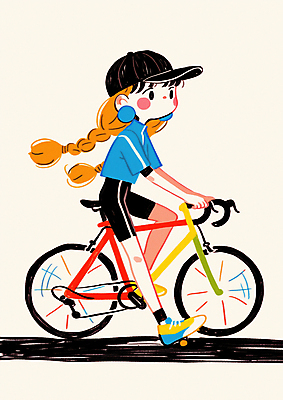 JPG 전신 모자 여자 일러스트 청소년 한명 앉기 취미 컬러풀 운동 자전거 귀걸이 잡기 승차 십대여자한명만 국내일러스트 AI일러스트 AI콘텐츠 1 잡화 컬러 장신구 모션 건강 사람 바이크 여자한명만 십대여자만 파일형식