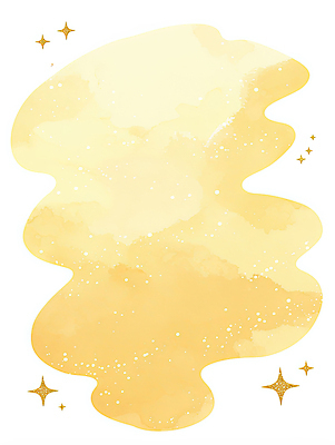 JPG 일러스트 수채화 사람없음 반짝임 노란색 물감 국내일러스트 AI일러스트 AI콘텐츠 컬러 모션 미술도구 파일형식