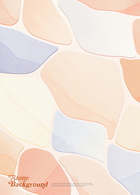 PSD 백그라운드 일러스트 추상 사람없음 타일 스톤 베이지색 타일바닥 파스텔톤 국내일러스트 컬러 무늬 바닥 파일형식