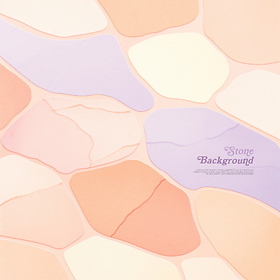 PSD 백그라운드 일러스트 추상 사람없음 주황색 타일 연보라색 스톤 타일바닥 파스텔톤 국내일러스트 컬러 무늬 바닥 보라색 파일형식