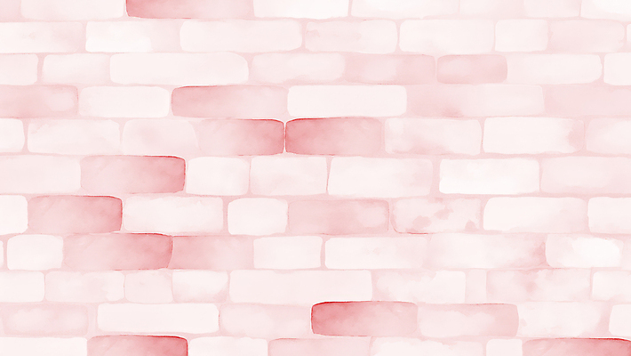JPG 벽 분홍색 백그라운드 일러스트 벽돌 벽면 사람없음 국내일러스트 AI일러스트 AI콘텐츠 컬러 파일형식