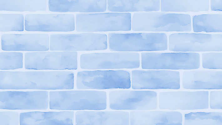 JPG 벽 백그라운드 일러스트 벽돌 벽면 사람없음 파란색 국내일러스트 AI일러스트 AI콘텐츠 컬러 파일형식