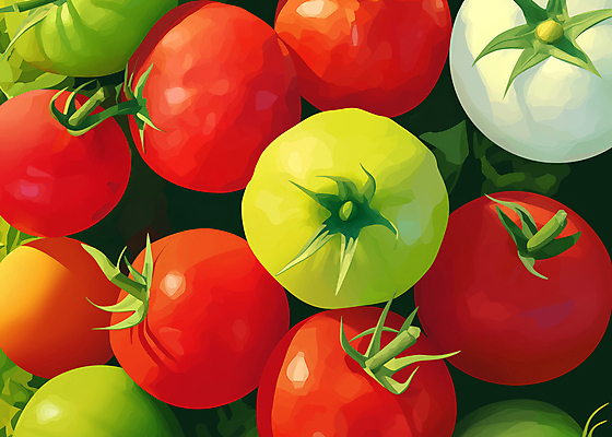 JPG 일러스트 방울토마토 사람없음 신선 가득함 국내일러스트 AI일러스트 AI콘텐츠 토마토 파일형식