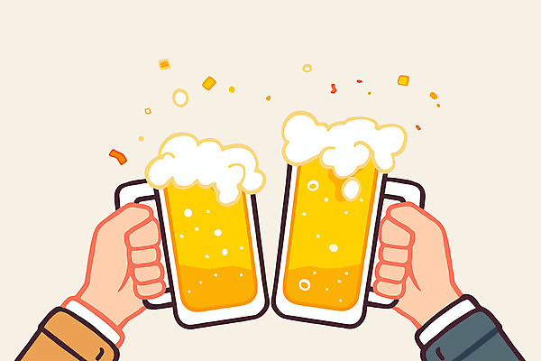 손 일러스트 맥주 들기 신체부위 노란색 파티 거품 잡기 즐거움 건배 꽃가루 맥주잔 축배 국내일러스트 AI파일 감정 컬러 술잔 모션 주류 사람 이벤트 가루 파일형식 벡터