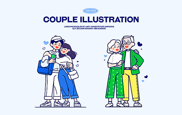 전신 커플 여자 노년 남자 행복 허리손 가방 일러스트 포옹 사랑 웃음 들기 여러명 성인 파란색 스마트폰 세트 로맨틱 하트 캡모자 안경낌 어깨에손 국내일러스트 AI파일 모양 모자_잡화 잡화 감정 안경 컬러 포즈 다수 컨셉 관계 안기 모션 표정 사람 핸드폰 스마트기기 파일형식 벡터