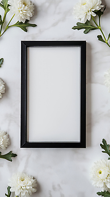 JPG 편집이미지 프레임 국화 사람없음 슬픔 흰색 디지털합성 조용 애도 장례 헌화 카피스페이스 편집실사 AI포토 AI콘텐츠 꽃 감정 컬러 공백 CG 추모 파일형식