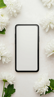 JPG 편집이미지 프레임 국화 사람없음 스마트폰 슬픔 흰색 디지털합성 조용 애도 장례 헌화 카피스페이스 편집실사 AI포토 AI콘텐츠 꽃 감정 컬러 핸드폰 스마트기기 공백 CG 추모 파일형식