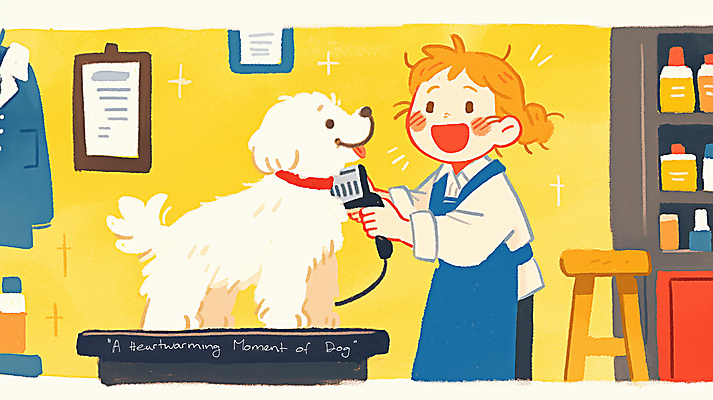 JPG 여자 반려견 일러스트 한명 상반신 성인 노란색 귀여움 앞치마 강아지 애견용품 개목걸이 빗질 애견미용사 성인여자한명만 국내일러스트 AI일러스트 AI콘텐츠 1 컬러 컨셉 모션 사람 반려동물 개 미용사 여자한명만 성인여자만 파일형식 반려용품