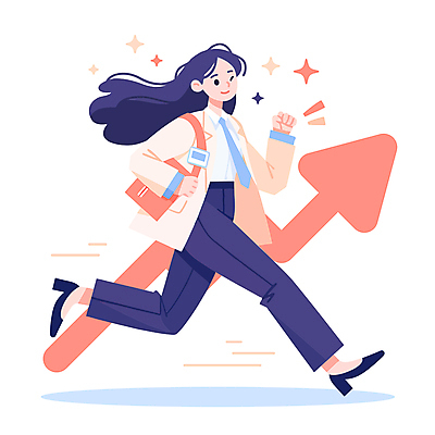 전신 라이프스타일 여자 화살표 가방 일러스트 새해 윙크 한명 성인 반짝임 달리기 직장인 목표 계획 상승 성인여자한명만 국내일러스트 AI파일 직업 1 잡화 컨셉 모션 표정 사람 생활 여자한명만 성인여자만 파일형식 벡터