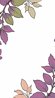 JPG 잎 일러스트 프레임 사람없음 보라색 바질 카피스페이스 보테니컬아트 국내일러스트 AI일러스트 AI콘텐츠 식물 컬러 공백 파일형식