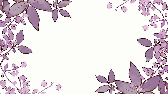 JPG 잎 일러스트 프레임 사람없음 보라색 바질 카피스페이스 보테니컬아트 국내일러스트 AI일러스트 AI콘텐츠 식물 컬러 공백 파일형식