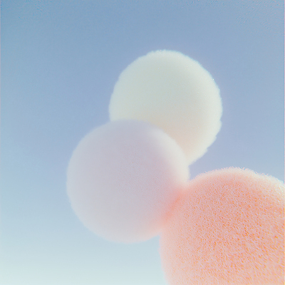 JPG 편집이미지 공 추상 털 사람없음 원형 털실 질감 부드러움 칼라솜 편집실사 AI컴퓨터그래픽 AI콘텐츠 도형 무늬 감각 실 CG 부자재 파일형식