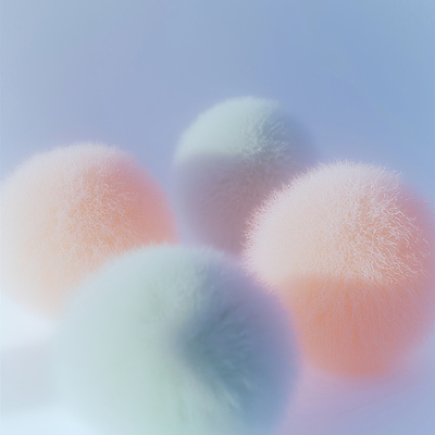 JPG 편집이미지 공 추상 털 사람없음 원형 털실 질감 부드러움 칼라솜 편집실사 AI컴퓨터그래픽 AI콘텐츠 도형 무늬 감각 실 CG 부자재 파일형식