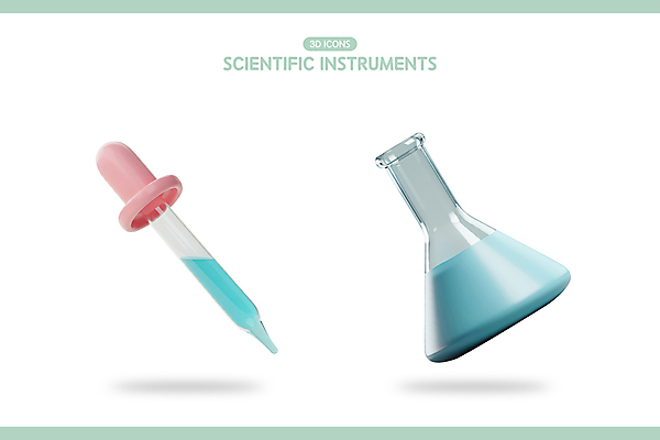 PSD 아이콘 과학 실험기구 실험 사람없음 3D아이콘 3D 스포이트 오브젝트 삼각플라스크 용액 광택 민트색 엘리먼트 편집3D 컬러 플라스크 디지털합성 피펫 파일형식