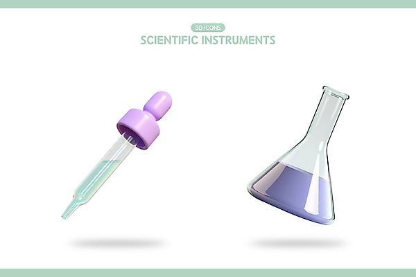 PSD 아이콘 과학 실험기구 실험 사람없음 3D아이콘 3D 스포이트 오브젝트 삼각플라스크 용액 광택 민트색 엘리먼트 편집3D 컬러 플라스크 디지털합성 피펫 파일형식