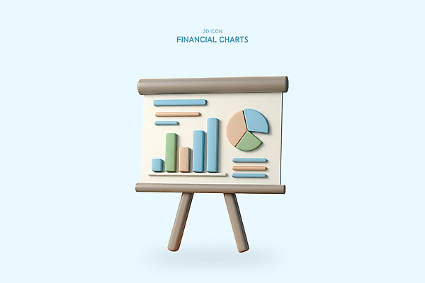 PSD 아이콘 하늘색 비즈니스 그래프 사람없음 금융 3D아이콘 3D 오브젝트 엘리먼트 통계자료 편집3D 통계 경제 파란색 자료 디지털합성 파일형식