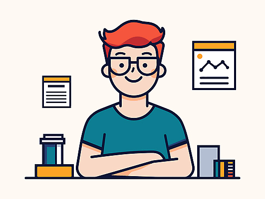 남자 일러스트 그래프 한명 앉기 상반신 성인 사무실 팔짱 업무 디자이너 책상 성인남자한명만 안경낌 국내일러스트 AI파일 직업 1 안경 가구 비즈니스 모션 사람 작업 남자한명만 성인남자만 파일형식 벡터