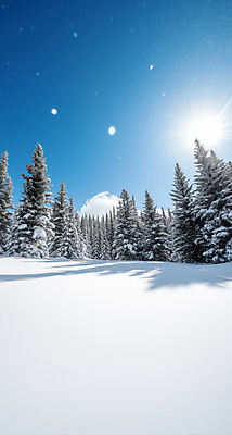 JPG 나무 편집이미지 하늘색 설경 겨울 자연 그림자 사람없음 태양 설원 만년설 눈내림 눈덮임 편집실사 AI포토 AI콘텐츠 자연요소 식물 계절 컨셉 눈_날씨 풍경 파란색 CG 생태계 파일형식