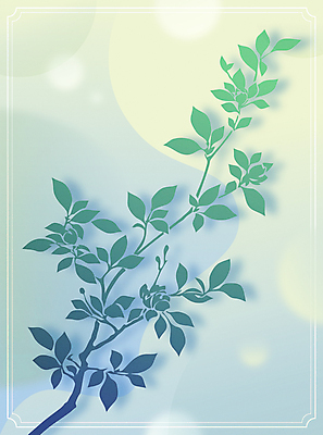 일러스트 나뭇잎 그림자 사람없음 초록색 흐름 나뭇가지 감성 그라데이션 국내일러스트 AI파일 나무 컬러 컨셉 잎 파일형식 벡터