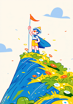 JPG 전신 구름 모자 남자 꽃 행복 어린이 허리손 일러스트 하늘 성공 산 한명 들기 소년 컬러풀 기쁨 도전 깃발 용기 정상 망토 소년한명만 국내일러스트 AI일러스트 AI콘텐츠 자연요소 식물 1 그릇 잡화 감정 컬러 포즈 컨셉 모션 사람 남자한명만 소년만 파일형식