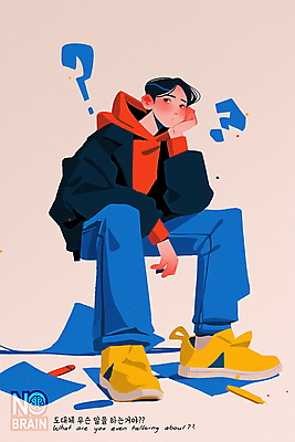전신 PSD 남자 종이 생각 일러스트 청소년 한명 앉기 컬러풀 펜 턱괴기 물음표 고민 의문 십대남자한명만 국내일러스트 1 기호 감정 컬러 컨셉 모션 사람 필기구 남자한명만 십대남자만 파일형식