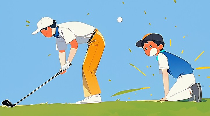 JPG 전신 남자 스포츠 일러스트 하늘 골프공 들기 풍경 잔디 성인 두명 놀람 외침 골프채 캡모자 성인남자만 파크골프 국내일러스트 AI일러스트 AI콘텐츠 식물 모자_잡화 감정 골프 공 모션 골프용품 표정 사람 소리 남자만 성인만 파일형식