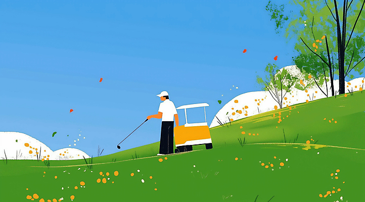 JPG 전신 구름 남자 스포츠 일러스트 하늘 한명 들기 풍경 잔디 성인 골프채 연습 골프카트 캡모자 성인남자한명만 파크골프 국내일러스트 AI일러스트 AI콘텐츠 자연요소 식물 모자_잡화 1 골프 모션 골프용품 사람 남자한명만 성인남자만 파일형식