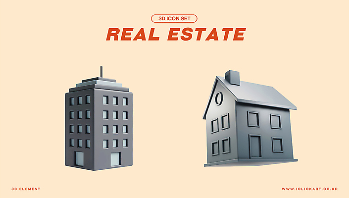 PSD 아이콘 건축 부동산 아파트 주택 사람없음 건물 3D아이콘 살구색 엘리먼트 편집3D 건축물 컬러 3D 재산 파일형식