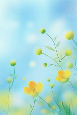 JPG 꽃 하늘색 일러스트 자연 하늘 수채화 사람없음 봄 그림 향기 번짐 국내일러스트 AI일러스트 AI콘텐츠 식물 계절 파란색 생태계 냄새 파일형식 효과