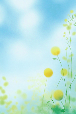 JPG 하늘색 일러스트 자연 하늘 수채화 사람없음 봄 꽃봉오리 그림 향기 번짐 국내일러스트 AI일러스트 AI콘텐츠 계절 꽃 파란색 생태계 냄새 파일형식 효과