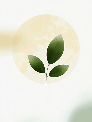 JPG 잎 일러스트 자연 생명 추상 사람없음 연두색 새싹 봄 국내일러스트 AI일러스트 AI콘텐츠 식물 계절 무늬 초록색 생태계 파일형식