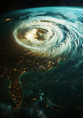 JPG 편집이미지 지구 자연 사람없음 우주 소용돌이 항공 재해 태풍 편집실사 AI포토 AI콘텐츠 회오리 자연재해 CG 생태계 파일형식