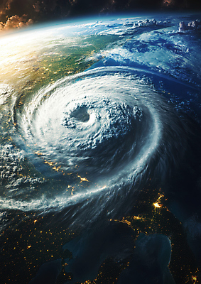 JPG 편집이미지 지구 자연 사람없음 우주 소용돌이 항공 재해 태풍 편집실사 AI포토 AI콘텐츠 회오리 자연재해 CG 생태계 파일형식