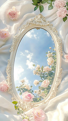 JPG 구름 편집이미지 자연 하늘 밝음 사람없음 햇빛 장미 반사 정원 봄 거울 흰색 직물 풀 화려 신비 편집실사 AI포토 AI콘텐츠 자연요소 식물 계절 꽃 컬러 컨셉 태양 CG 생태계 파일형식