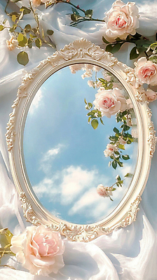 JPG 구름 편집이미지 잎 자연 하늘 밝음 사람없음 햇빛 장미 반사 정원 봄 거울 직물 화려 신비 편집실사 AI포토 AI콘텐츠 자연요소 식물 계절 꽃 컨셉 태양 CG 생태계 파일형식