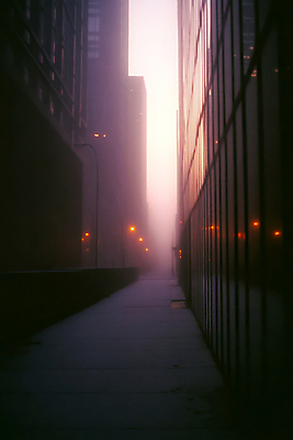JPG 편집이미지 거리풍경 빌딩 사람없음 빛 노을 고요 새벽 안개 도시 감성 편집실사 AI포토 AI콘텐츠 자연요소 컨셉 날씨 거리 풍경 건물 CG 파일형식