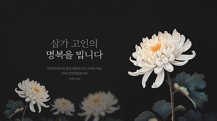 PSD 템플릿 국화 사람없음 슬픔 죽음 애도 위로 장례 고인 장례식 이미지템플릿 꽃 감정 파일형식