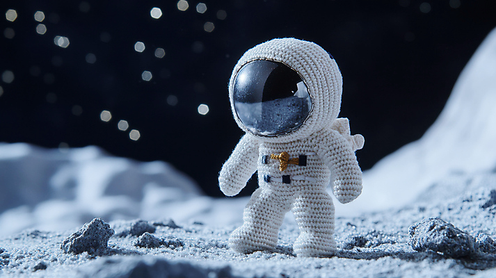 JPG 편집이미지 여행 밤하늘 한명 사람 귀여움 우주비행사 니트 우주복 화성 편집실사 AI컴퓨터그래픽 AI콘텐츠 1 옷 컨셉 상의 하늘 우주 행성 야간 CG 파일형식