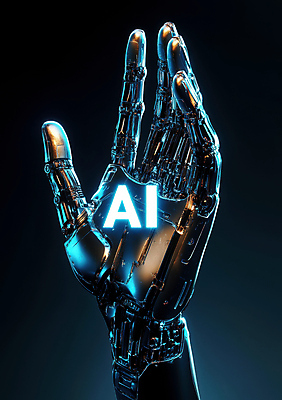 JPG 편집이미지 텍스트 미래 사람없음 빛 검은색 기계 광택 로봇팔 AI_인공지능 이미지편집 편집실사 AI컴퓨터그래픽 AI콘텐츠 컬러 컨셉 로봇 CG 파일형식