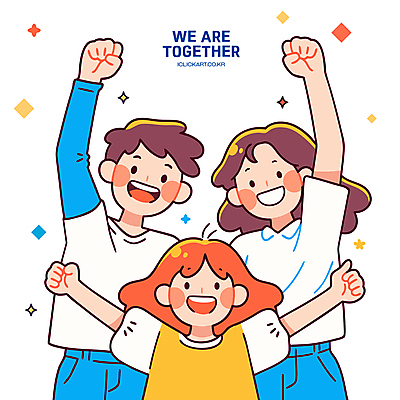 여자 남자 행복 일러스트 팔벌리기 협력 함께함 미소 청년 성인 세명 친구 파이팅 희망 우정 모임 에너지 사회 그룹 동료 긍정 열정 화합 공동체 연대 성인만 국내일러스트 AI파일 감정 컨셉 관계 모션 표정 사람 파일형식 벡터